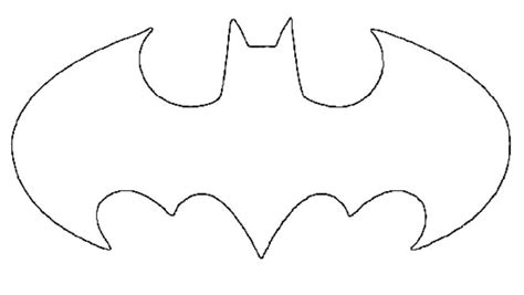 printable batman template printable word searches
