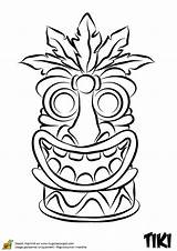 Totem Tiki Rigolo Hugolescargot Maske Poles Marterpfahl Masken Hugo Masque Polynesien Masks Hawaïen Ausmalen Dessins Luau Tikki Tatouage Ausmalbild Lanta sketch template