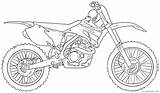 Dirt Motorrad Motos Motocross Moto Coloring4free Malvorlagen Deportivos sketch template