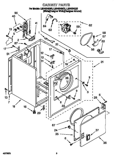 whirlpool lereq dryer parts sears partsdirect
