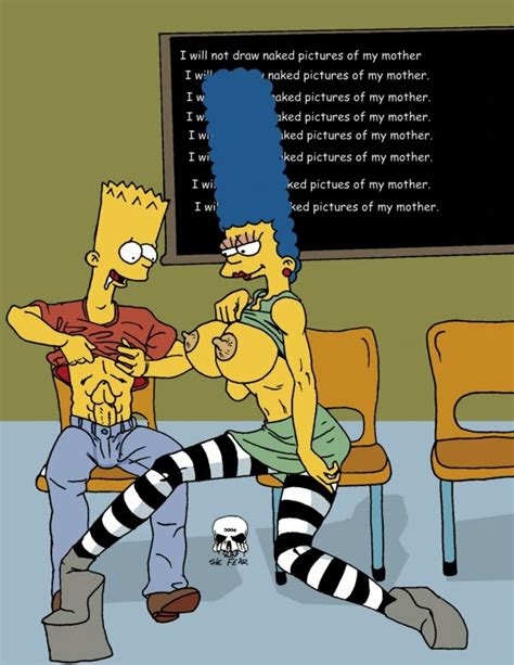rule 34 abs bart simpson clothes color female human