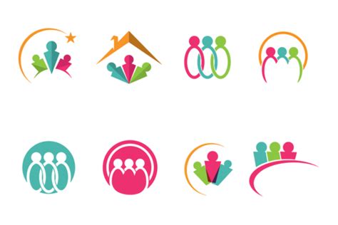group communication vector png images community group logo people icon