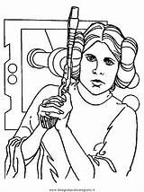 Stellari Fantascienza Disegno Starwars Malvorlage Colorare Prinzessin Leia 2673 sketch template