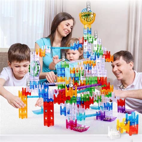 building toys  kids diy construction  unique system  colorful