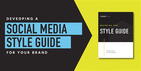 create  social media style guide   brand