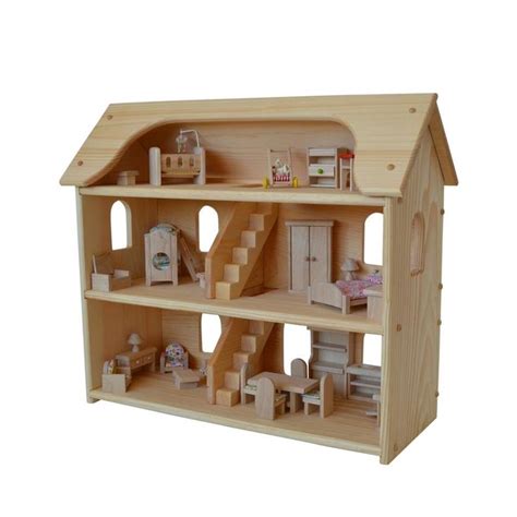 handcrafted natural wooden toy dollhouse waldorf etsy wooden dollhouse dollhouse furniture
