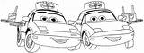 Mia Tia Cars Step Disney Pixar Drawing Draw Easy Eyes sketch template
