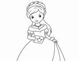 Colorear Para Princesas Dibujos sketch template