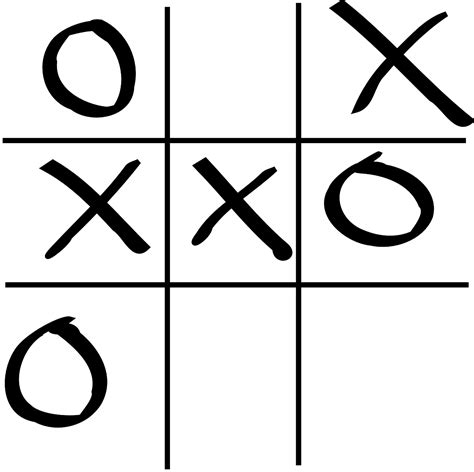 tic tac toe game tick tack toe royalty  vector graphic