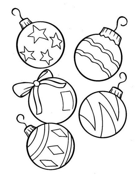 christmas tree ornaments coloring page coloring page book