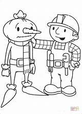 Bob Builder Coloring Spud Pages Kolorowanki Printable Tries Cheer Budowniczy Bouwer Colouring Drawing Na Sheets Silhouettes sketch template