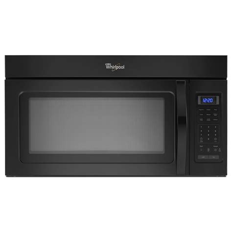 whirlpool wmhab    range black microwave