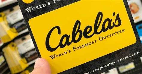 cabelas gift card   shipped