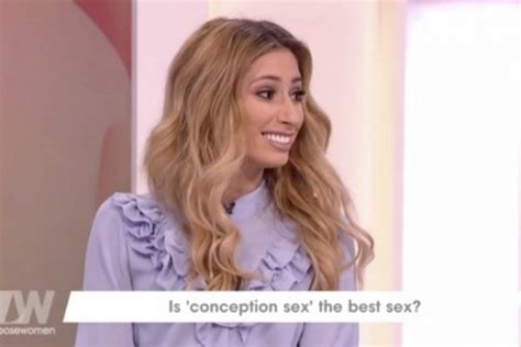 loose women stacey solomon has the panel in hysterics as