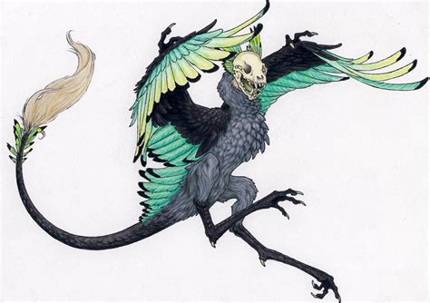 bird monster   vinnycrow creature concept art
