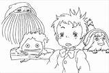 Coloring Moving Castle Pages Howl Howls Ghibli Studio Quotes Dani Sunshine Ambulant Calcifer Deviantart Sheets Alt Chateau Totoro Anime Visit sketch template