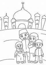 Ramadan Colouring Pages Kids Islamic Muslim Coloring Islam Book Eid Sheets Children Intheplayroom Sheet sketch template
