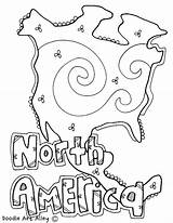 Coloring North America Continents South Pages Printable Liquid Solid Gas Doodles Color Continent Getcolorings Branches Map Doodle Getdrawings Visit Classroom sketch template