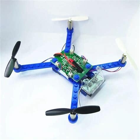 building block quadcopter  diy bricks mini drones diy toys  kids