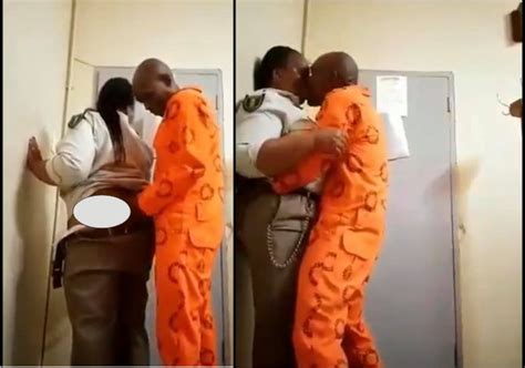 shameful south africa female prison warder caught having unprotected