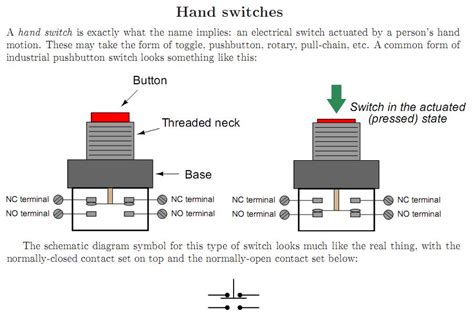 industrial instrumentation hand switch