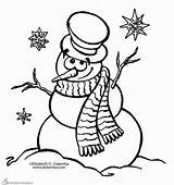 Sneeuwpop Kleurplaat Kleurplaten Snowman sketch template