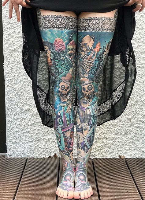 people   awesome leg tattoos demilked