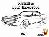 Plymouth Barracuda Yescoloring Hemi Designlooter sketch template