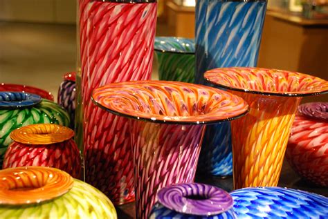 Colorful Blown Glass Vases Unusual Things Blown Glass Vases Glass