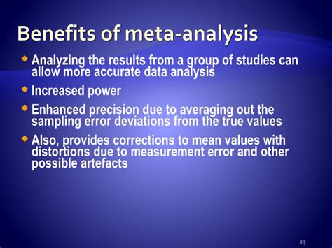 Ppt Meta Analysis Powerpoint Presentation Free Download Id 7045117