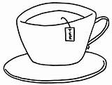 Tasse Teetasse Lebensmittel Malvorlage Vorlage Malvorlagen Vorheriges sketch template