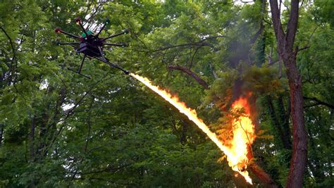 company manufactures flamethrower  drones morning wdrbcom