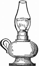 Lamp Oil Clipart Drawing Old Clip Lamps Lantern Fashioned Cliparts Etc Lighting Coloring Ancient Gas Pages Light Getdrawings Template Start sketch template