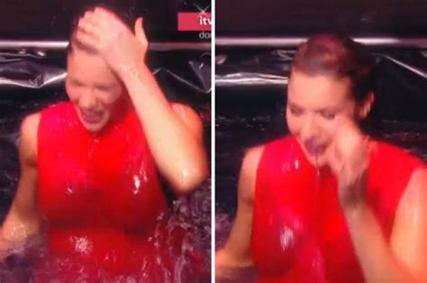 Wet T Shirt Contest Celebs Get Soaked In Tv Gameshow Daily Star