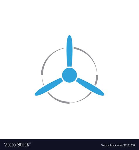 propeller graphic design template isolated vector image
