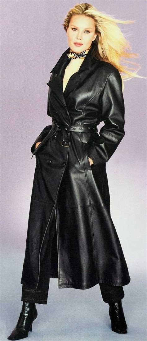 Leather Ladies Long Leather Coat Leather Dresses Leather Trench Coat