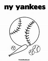 Coloring Pages Yankees York Ny Printable Giants Baseball Twisty Noodle Getdrawings Yahoo sketch template