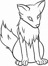 Wolf Anime Easy Drawing Pup Draw Wolves Drawings Coloring Pages Cute Clipart Pups Lineart Puppy Google Deviantart Girl Sketch Step sketch template