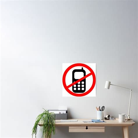 mobile phone ban poster  sale  sweetsixty redbubble