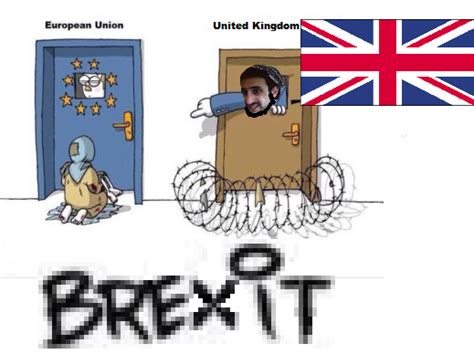 uk  eu   deprecating brexit meme  pardon  hypocritical humour