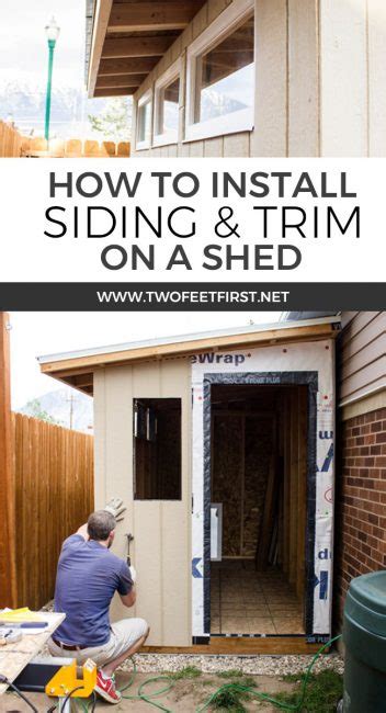 install siding trim   shed
