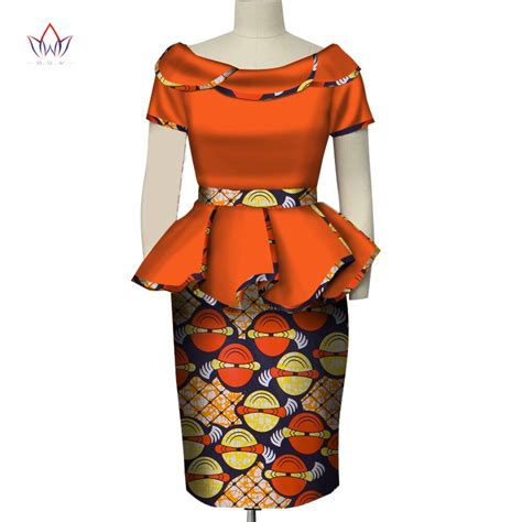 afrika kleding voor vrouwen  size korte mouw ankara rokken set doek kleurrijke dames