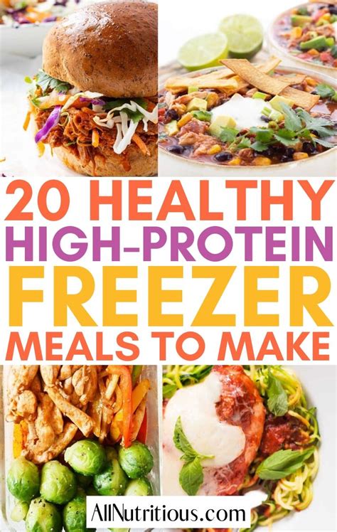 20 High Protein Freezer Meals That Are Yummy All Nutritious