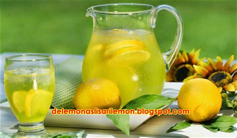 mudah membuat air lemon  diet