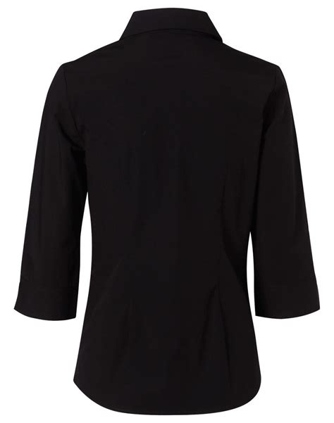 M8020q Womens Cotton Poly Stretch 3 4 Sleeve Shirt – Leaf Group