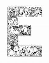 Coloring Pages Alphabet Letter Detailed Adults Color Intricate Printable Letters Adult Clipart Animal Kids Print Sheets Momswhothink Printables Animals Book sketch template