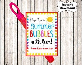 hope  summer bubbles  fun editable   school etsy daycare
