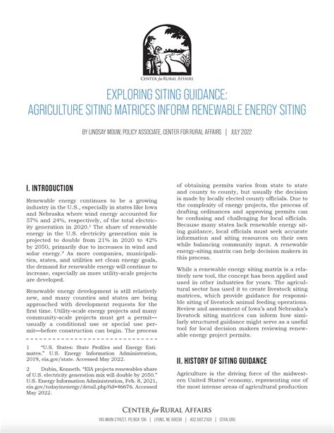 exploring siting guidance agriculture siting matrices inform renewable