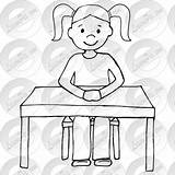 Sit Outline Watermark Register Clipart Remove Login Classroom Lessonpix sketch template