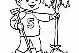 Arbor Coloring Pages Planting Volunteer Trees Tree sketch template